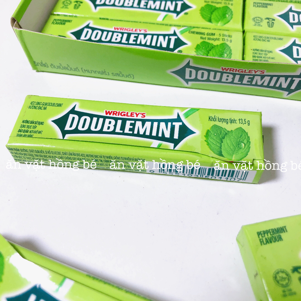 Kẹo gum doublemint hương bạc hà