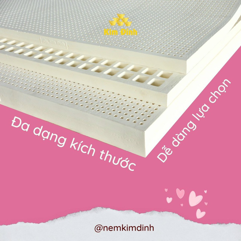 Nệm/ đệm cao su thiên nhiên Classic Kim Đỉnh