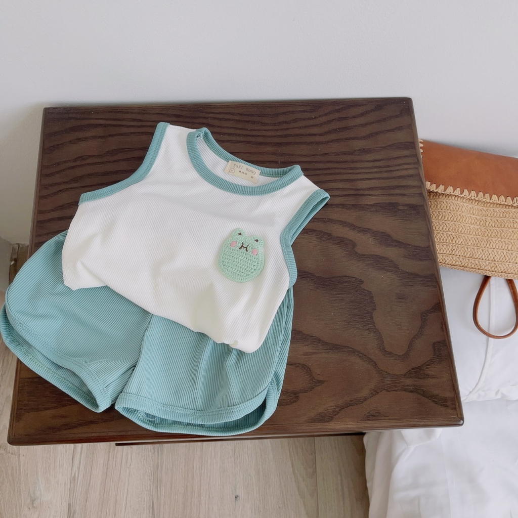 Bộ Quần Áo 3 Lỗ Cho Bé Gái, Bộ Quần Áo 2 Dây Cute Chất Siêu Mát Hàng Loại 1 Cho Bé Gái