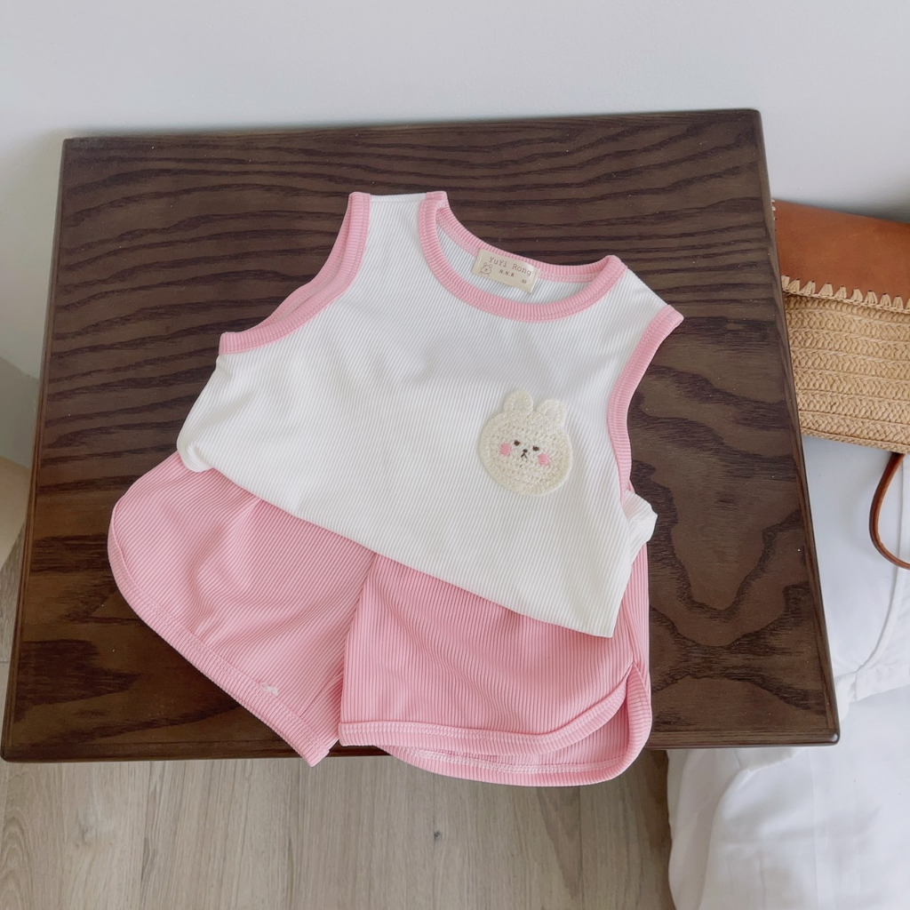 Bộ Quần Áo 3 Lỗ Cho Bé Gái, Bộ Quần Áo 2 Dây Cute Chất Siêu Mát Hàng Loại 1 Cho Bé Gái