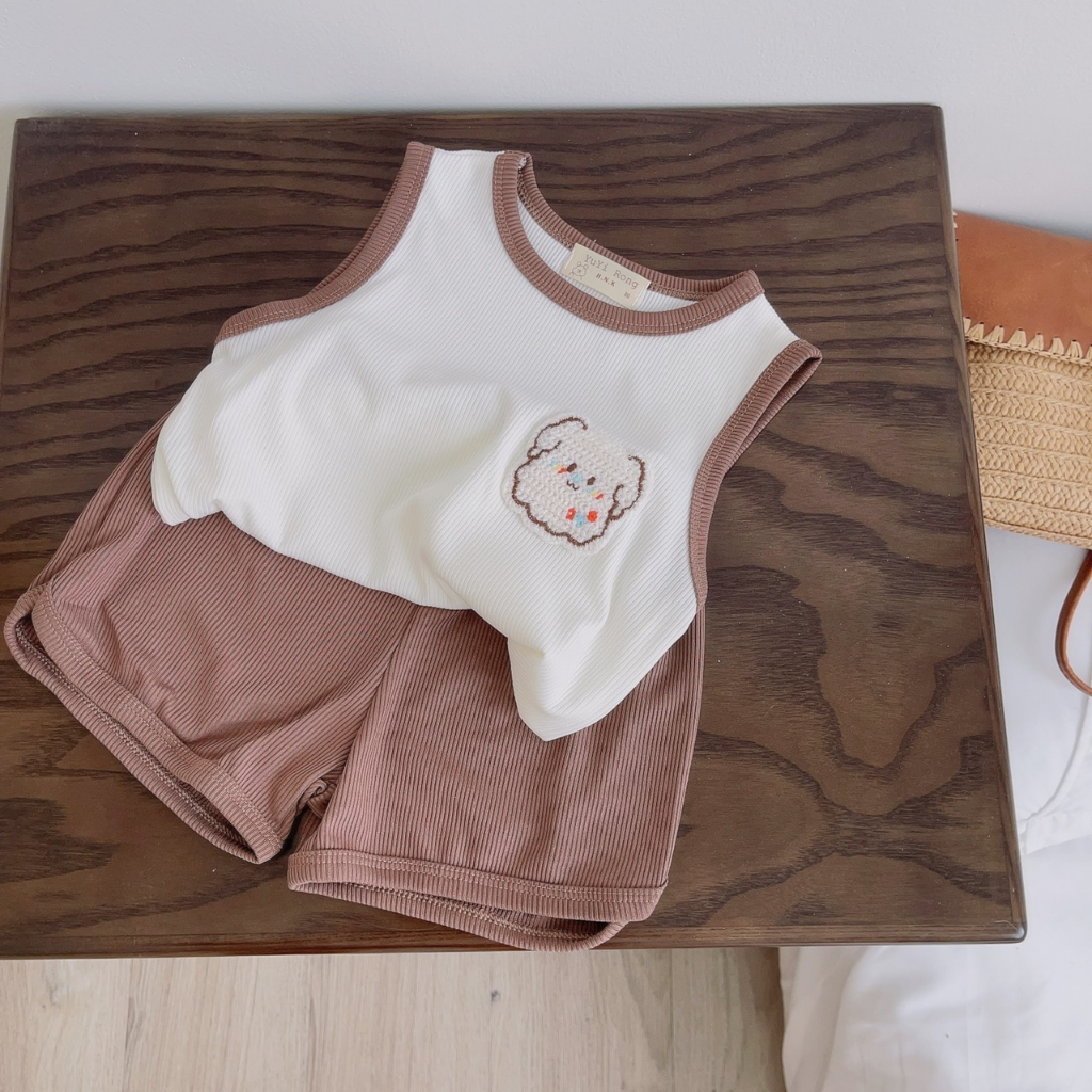 Bộ Quần Áo 3 Lỗ Cho Bé Gái, Bộ Quần Áo 2 Dây Cute Chất Siêu Mát Hàng Loại 1 Cho Bé Gái