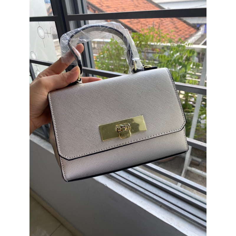 Túi xách nữ m  k Eva màu bạc hàng đẹp giá sale