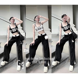Sét bộ gân xuông áo in ba lỗ hot