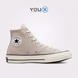 Giày converse chuck 70s recycled papyrus canvas hi top 172677c