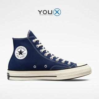 Giày converse chuck 70s high recycled midnight navy hi top 172676c