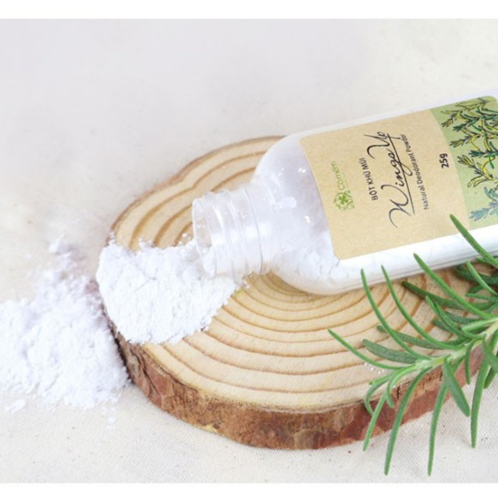 Bột khử mùi Wings Up khử mùi hôi chân, hôi nách, giày giảm tiết mồ hôi khô thoáng, an toàn cho da 25g