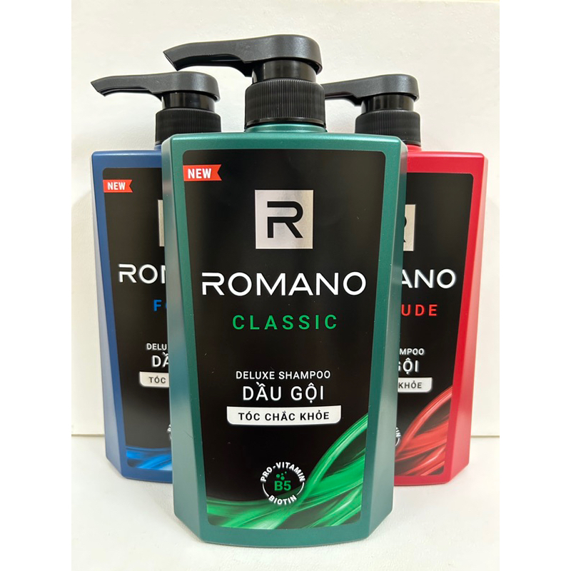[Date 2026] Dầu gội Romano hương nước hoa 650gr