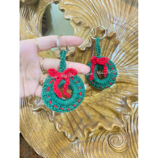 [ Handmade ] Móc khoá len noel