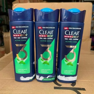 Dầu Tắm gội Clear Men Bạc hà mát lạnh 140g ( hàng khuyến mãi)