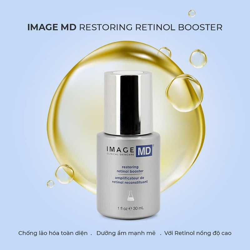 Tinh chất trẻ hóa da và mờ sẹo thâm Image Skincare MD Restoring Retinol Booster 30ml (new)