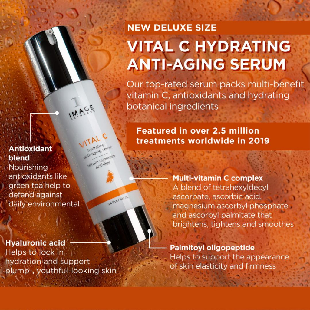 Serum dưỡng ẩm giảm kích ứng da Image Skincare Vital C Hydrating Anti Aging 50ml