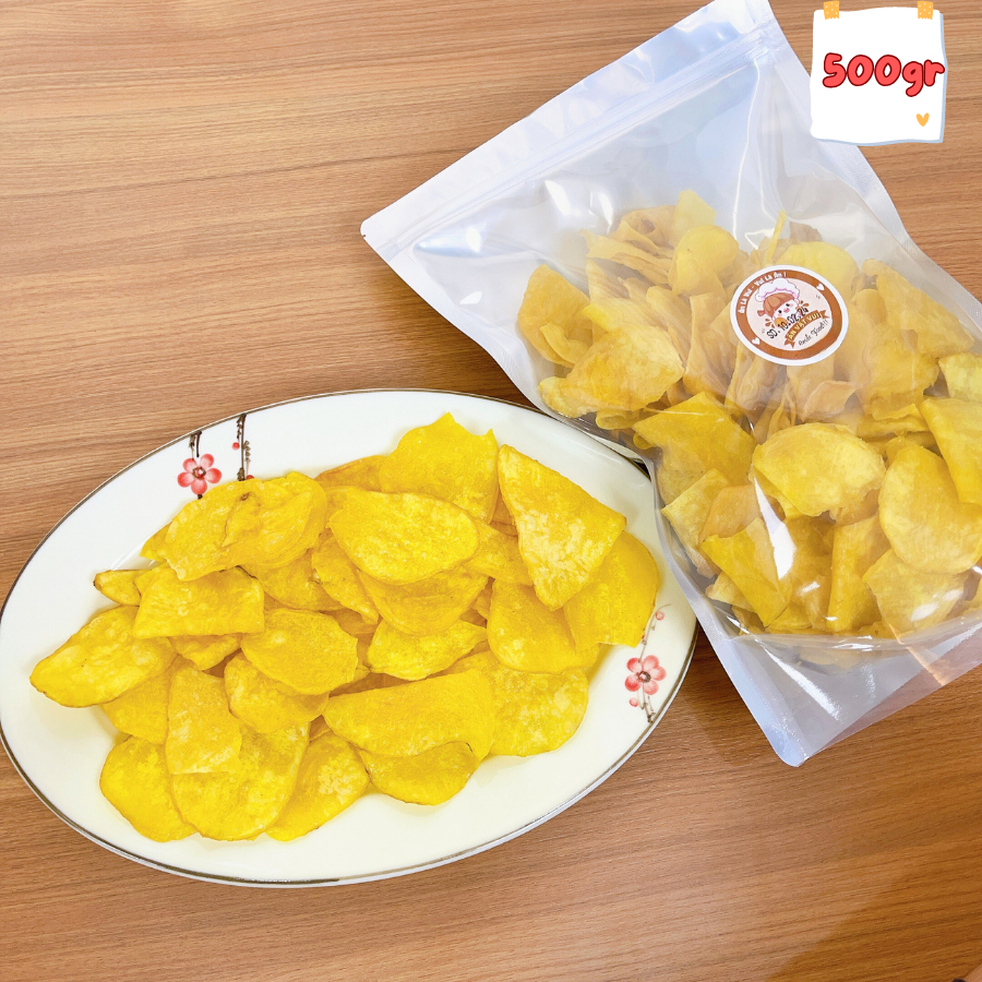 Khoai lang vàng sấy mật ong 500g Ăn Vặt Vui