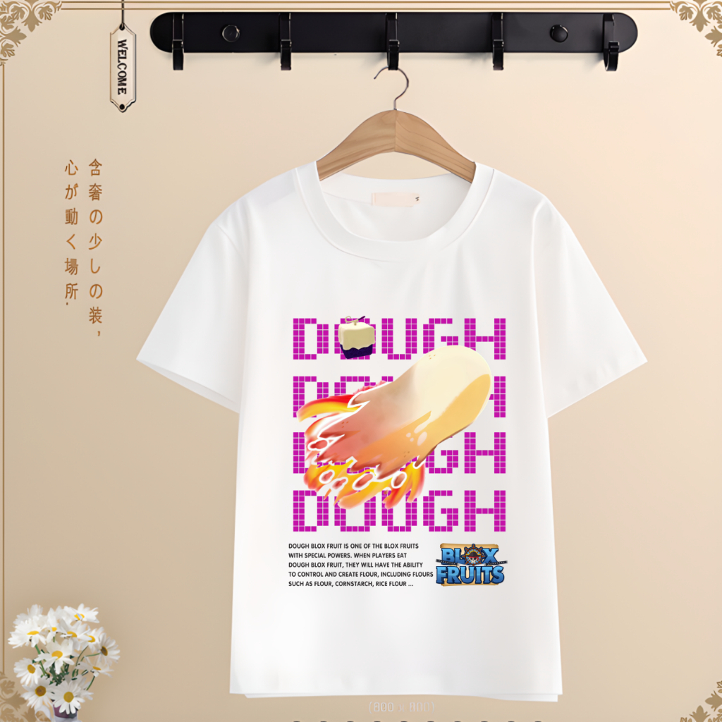 Áo Thun In hình Games Blox Fruits Shadow Dragon các trái ác quỷ cực chất cho bé - Có size Trẻ Em
