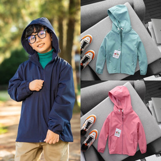 ÁO KHOÁC GIÓ TRẺ EM 2 LỚP -  Thời trang trẻ em nam nữ cao cấp. Chất liệu vải chống thấm nước , chống tia UV