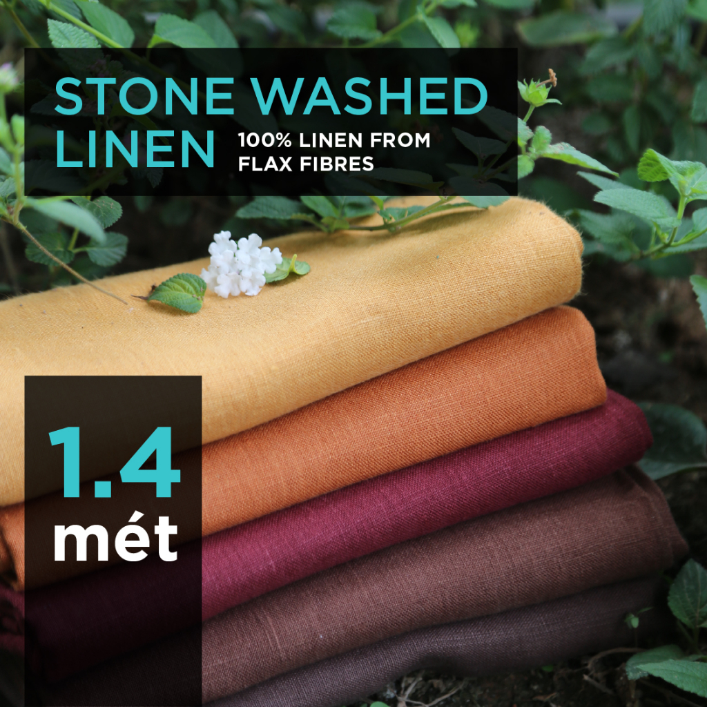 LINEN STONE WASHED - Linen siêu phẩm chuẩn thị trường Châu Âu