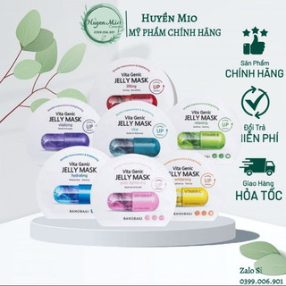 Mặt nạ Banobagi dưỡng ẩm, bổ sung Vitamin Vita Genic Jelly Mask các loại-Huyenmio
