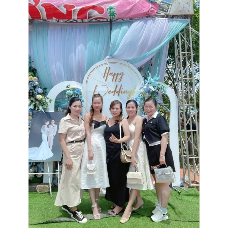 Váy 2 dây BIGSIZE nữ mùa hè mẫu mới khí chất cao cấp, váy đen xẻ tà xếp li che bung_Shop bigsize lazy