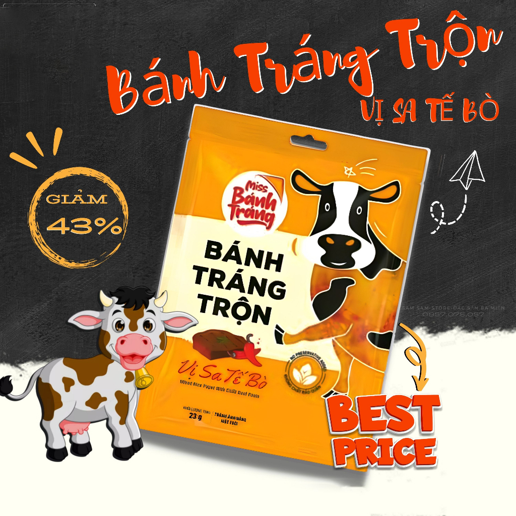 Miss Bánh Tráng Trộn - Chef Biggy Store - Siêu ngon, đủ vị ăn là mê