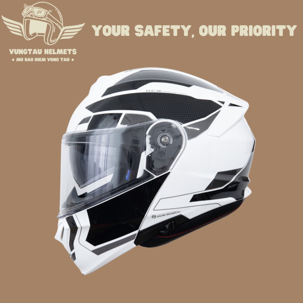 Nón bảo hiểm Fullface lật hàm Yohe 935 SV - Độc đáo, đa dụng - VungTau Helmets - Nón bảo hiểm chính hãng Vũng Tàu