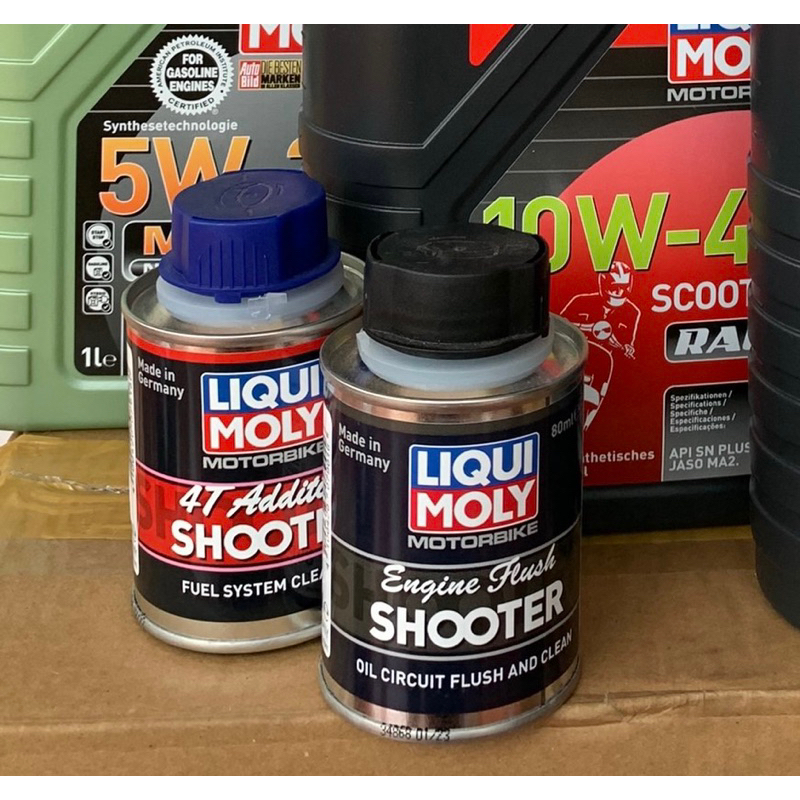Liqui Moly Vệ Sinh Buồng Đốt và Liqui Moly Dung Dịch Súc Rửa Động Cơ