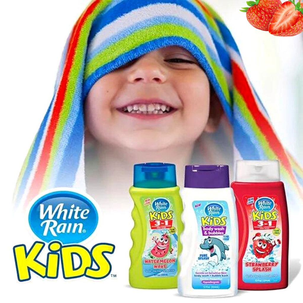 Sữa tắm cho bé White Rain Kids 3in1 354ml