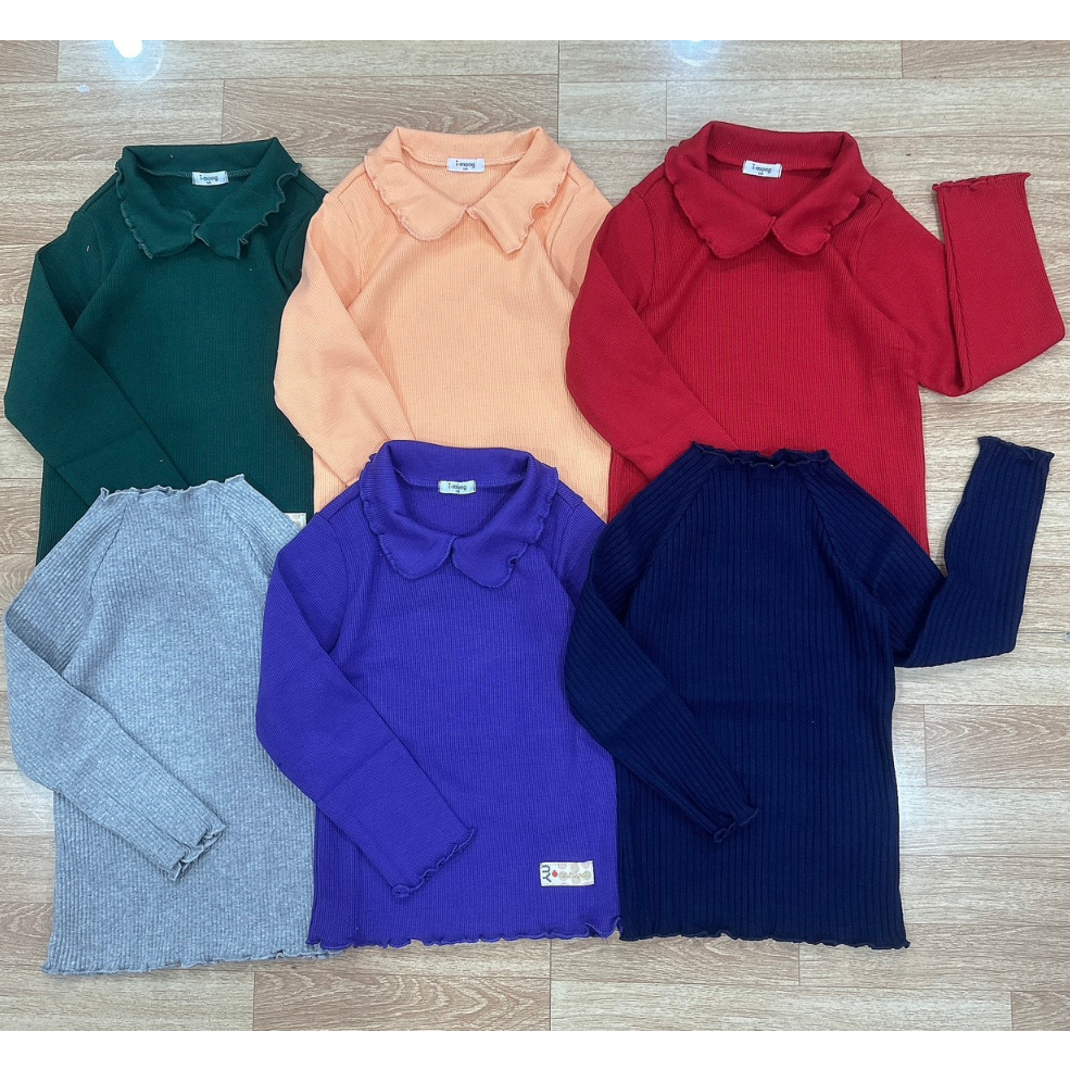 Áo len tăm cho bé gái hàng xuất Hàn sz 90-130