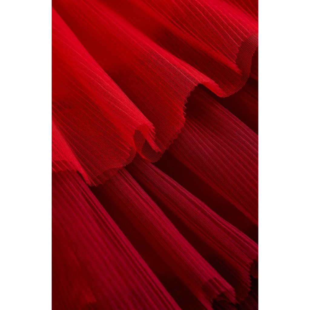 Váy xòe tutu đỏ 1090936 HM H&M_authentic JP