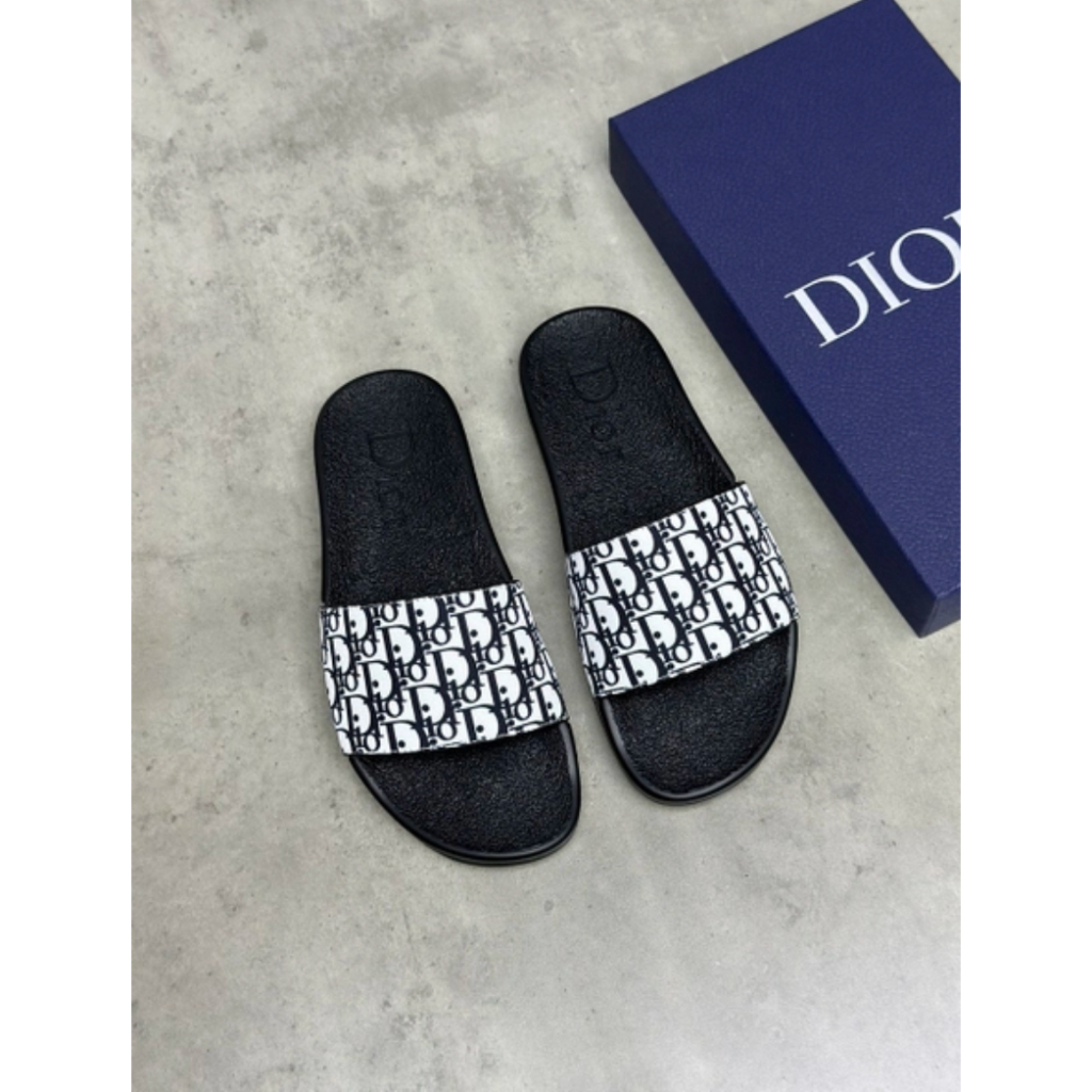 Dép Dior Quai Ngang Nam Nữ, Dép Đế Đúc Nguyên Khối, Chống Trơn Trượt, Hàng Chuẩn Êm Chân