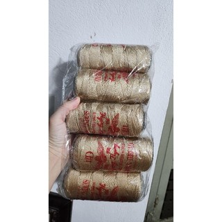 Sợi thô trơn mác chim đại bàng màu be gừng, màu kem