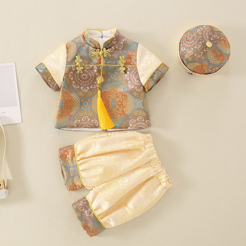 Loại 1- Sét Thái Tử Gia Vàng - cổ trang Công Tử - ShuBimKids