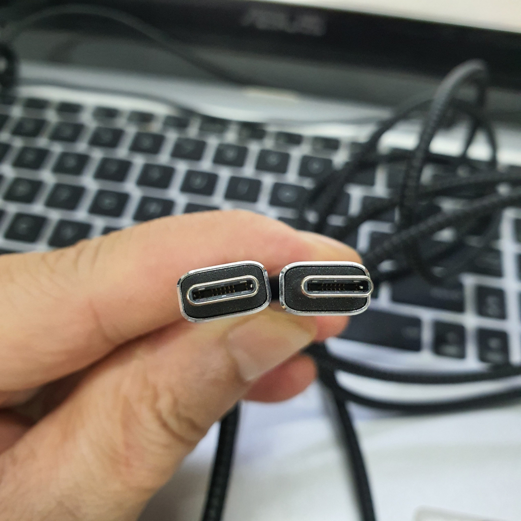 Cáp Sạc Siêu Nhanh C-C 5A, 100W, Dây Dù Dài 1.8M, Chính Hãng Rankie Xuất Mỹ, Sạc ĐT Laptop...