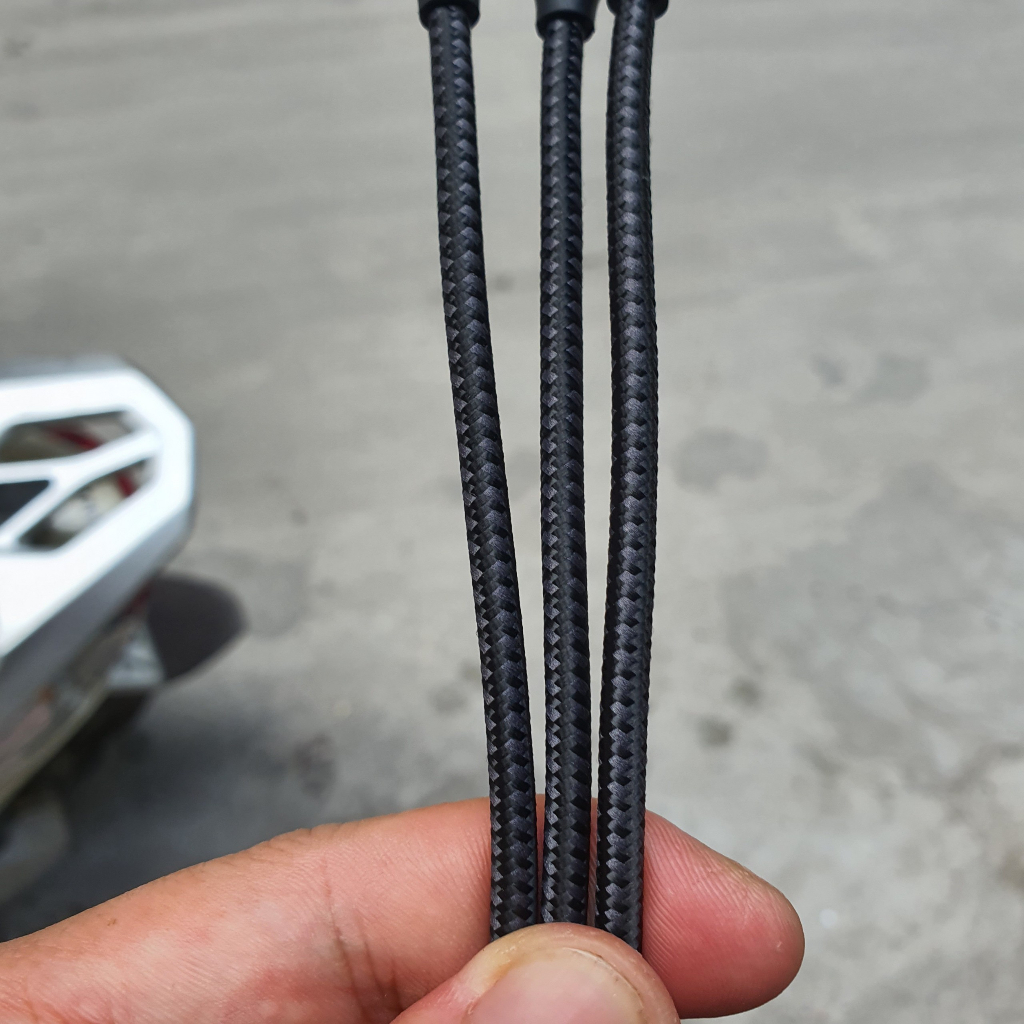 Cáp Sạc Siêu Nhanh C-C 5A, 100W, Dây Dù Dài 1.8M, Chính Hãng Rankie Xuất Mỹ, Sạc ĐT Laptop...