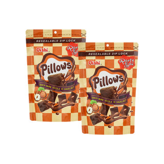 Snack  Oishi Pillows nhân socola  hazelnut 85g