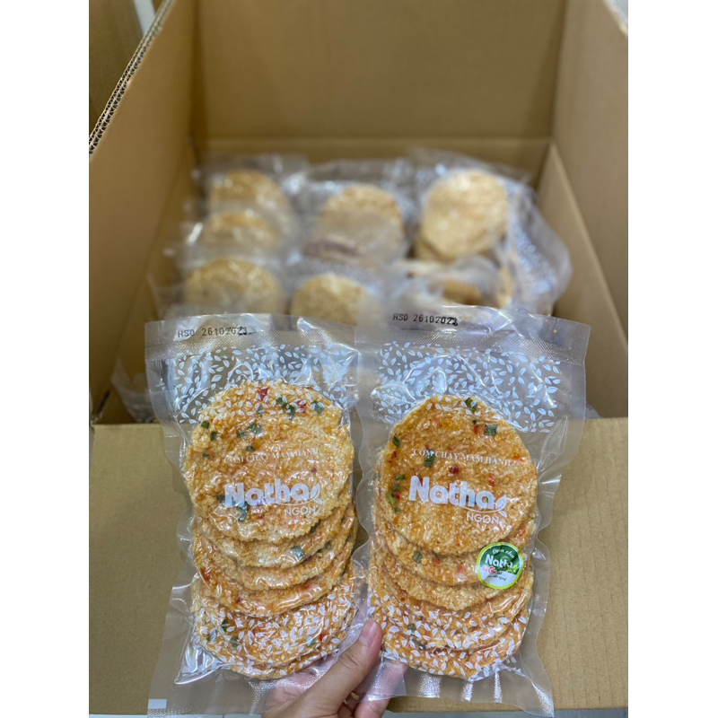 Cơm cháy mắm hành Natha Ngon