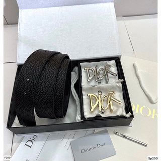 Thắt lưng nam dior 2 mặt hàng cao cấp full box túi giấy thẻ cứng