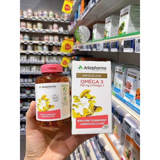 VIÊN UỐNG DẦU CÁ OMEGA 3 ARKOPHARMA 180 VIÊN