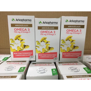 VIÊN UỐNG DẦU CÁ OMEGA 3 ARKOPHARMA 180 VIÊN