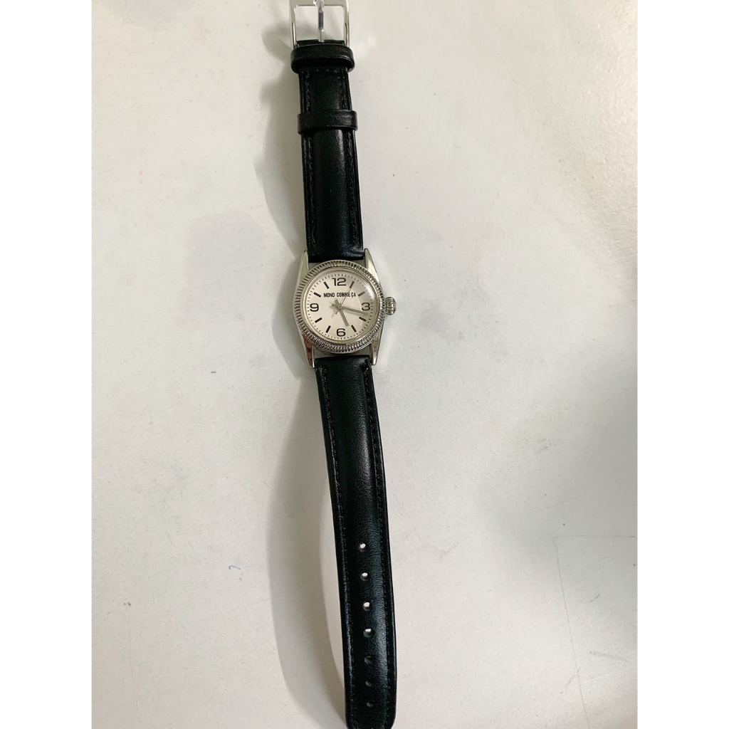 Đồng hồ nữ thương hiệu Nhật Bản, Mono Comme CA 95-00Qj01, hàng si Nhật nguyên hộp, còn khá mới như chưa sử dụng