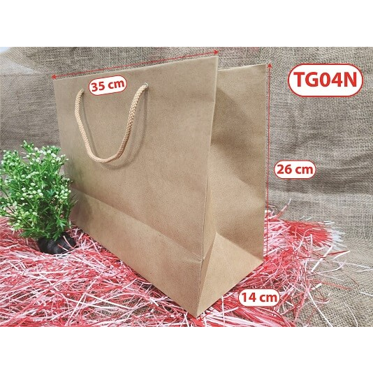 Túi giấy Combo 100 cái - Túi giấy trơn, túi giấy có quai, túi giấy không quai, nhiều túi thanh lý