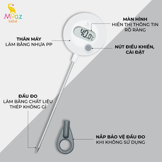 Nhiệt kế đo sữa Moaz BéBé MB – 020