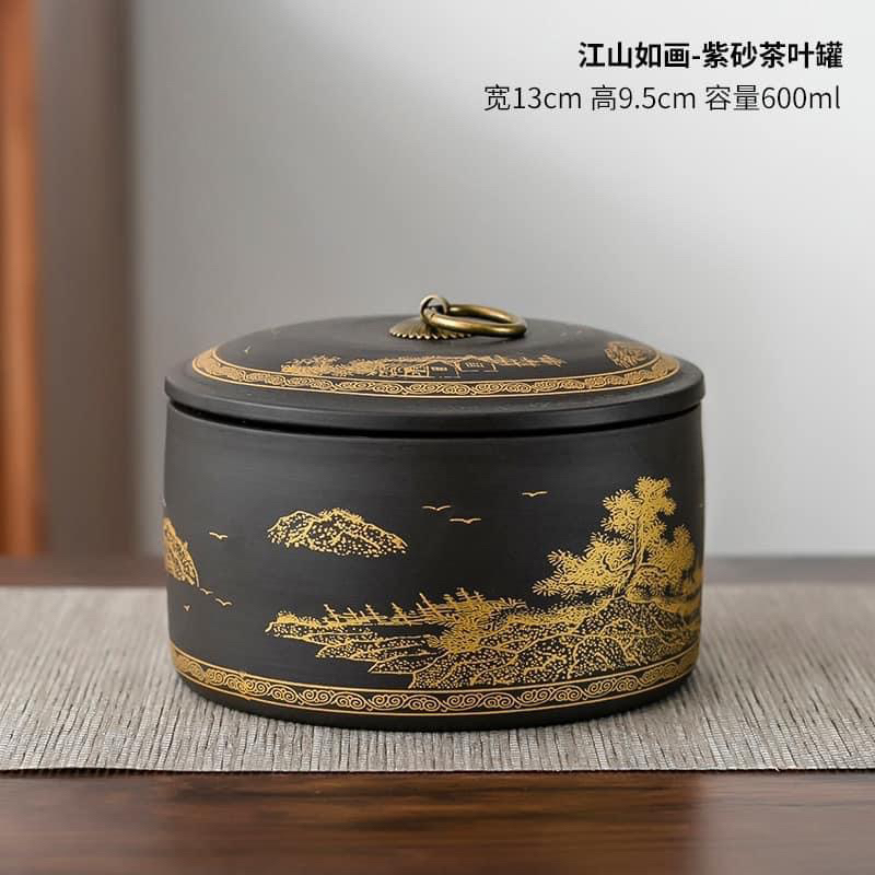 Hũ đựng trà, bánh trà 100g