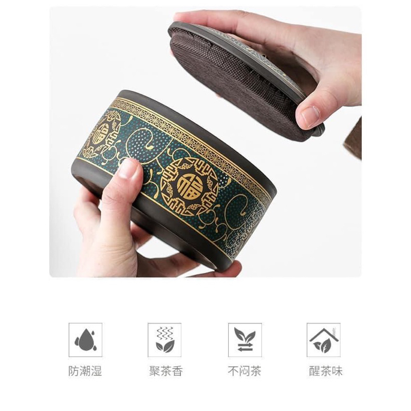 Hũ đựng trà, bánh trà 100g