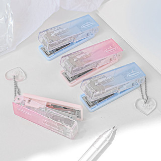 Bấm Ghim/ Kim Mini Stapler Rosy Posy Tặng Kèm Keychain Cực Xinh
