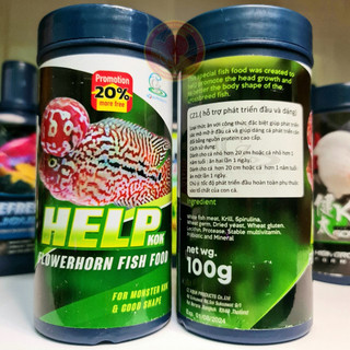 CZ1 HELP KOK ,Thức Ăn Cá La Hán, Cám Viên Hỗ Trợ Đầu & Body. Hàng Thái Lan