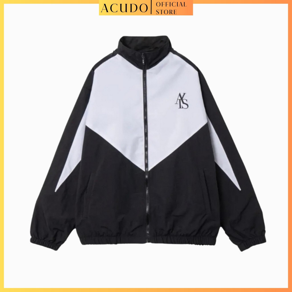 Áo khoác dù nam nữ unisex from rộng cổ đứng, Áo khoác gió local brand chính hãng chất vải dù 2 lớp cao cấp_ACUDO AD 65