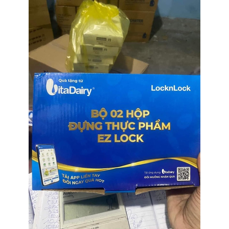 Hộp nhựa 2 cái hkm Lock Lock