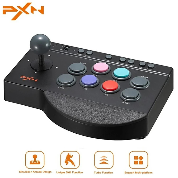 Tay Cầm Điều Khiển Game Pxn 0082 Cho Ps3 / Ps4 / Xbox One / PC / Switch ( Cần gạt chiến đấu Pxn-0082 )