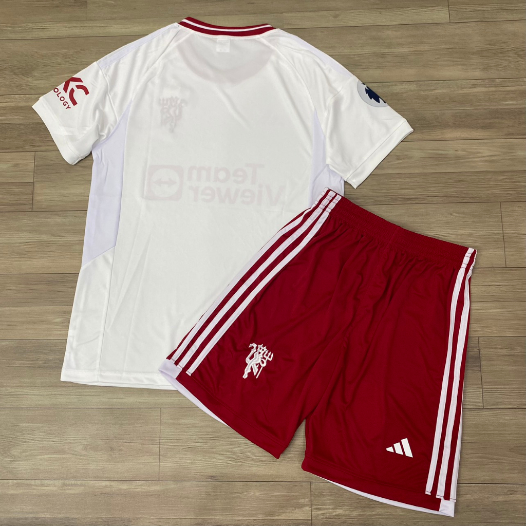 Bộ quần áo bóng đá MU trắng  sân khách JP-2024FLG