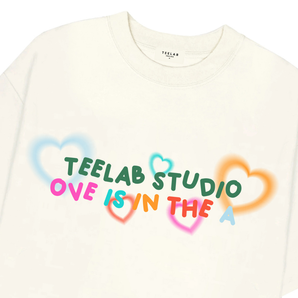 Áo Thun Teelab Local Brand Unisex Love Is In The Air TS199