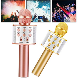 Mic Hát Karaoke Cầm Tay Không Dây - Micro Karaoke Bluetooth